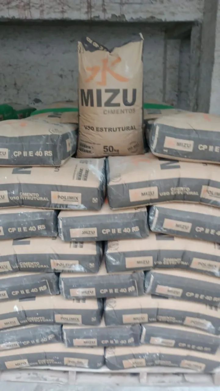 Cimento CP II-MIZU - Sacos de 50kg