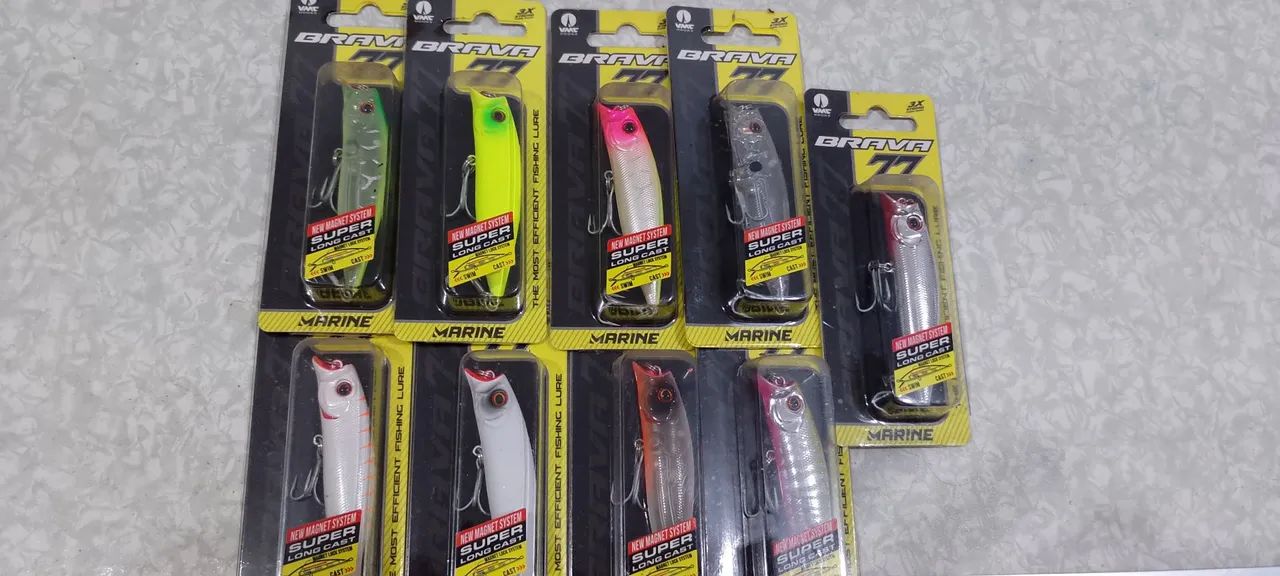 Iscas de pesca Brava 77 - Super Long Cast - Novas