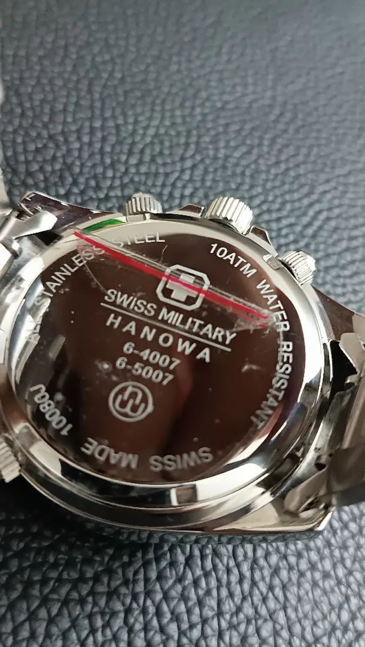 Relógio Swiss Army Military Hanowa Navigator Esfera Negra - Main Image