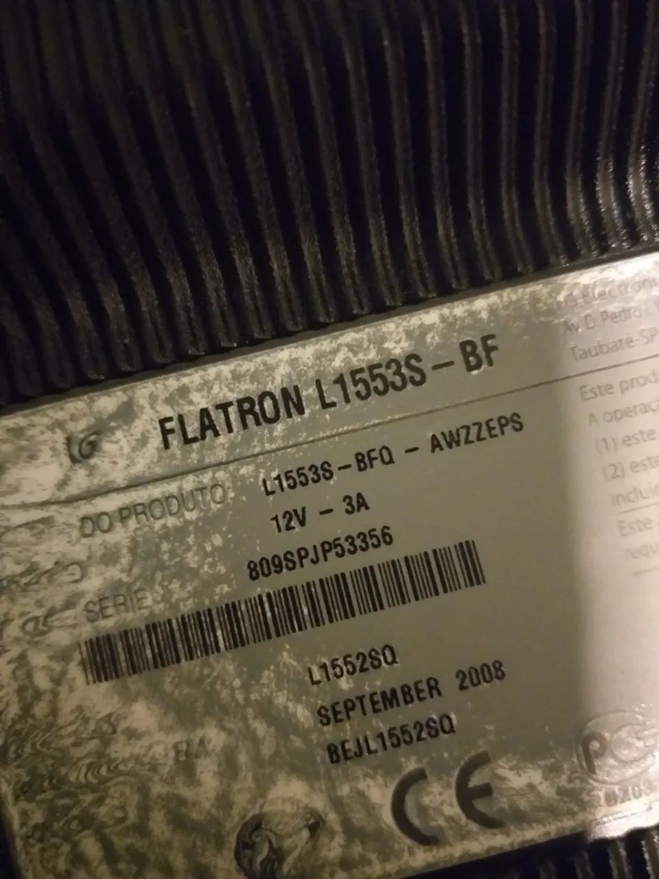 Placa lógica do monitor FLATRON "LG" MODELO L1553-BF - Foto 4