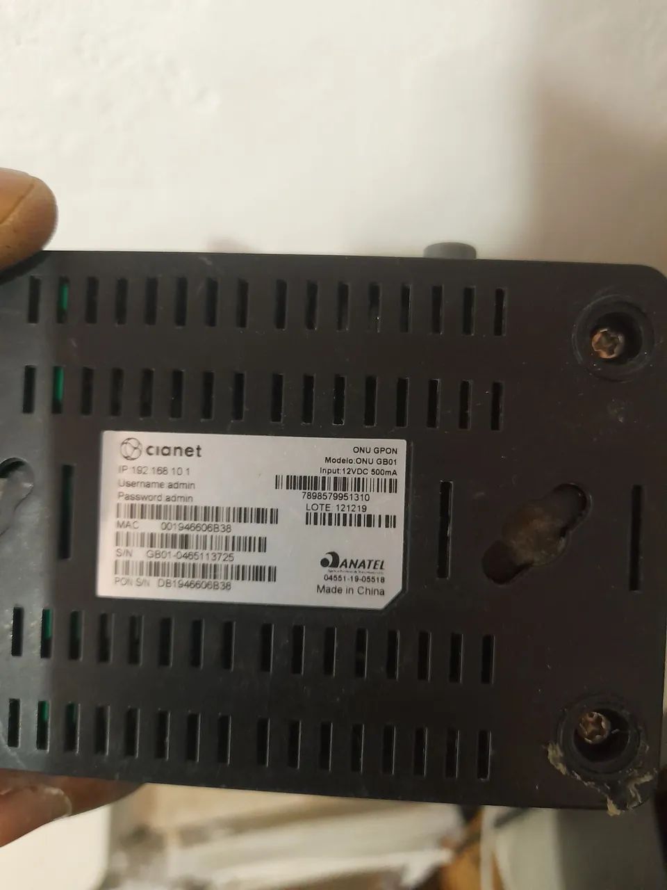 ONU CIANET $40 UNIDADE  - Foto 3
