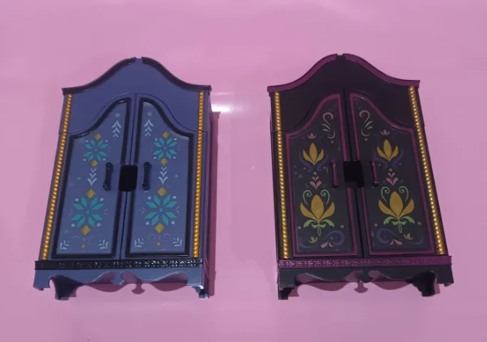 Lote 2 Guarda-roupas Anna e Elsa Disney Frozen