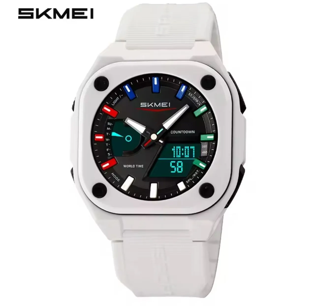 Relógio Digital Esportivo SKMEI Branco