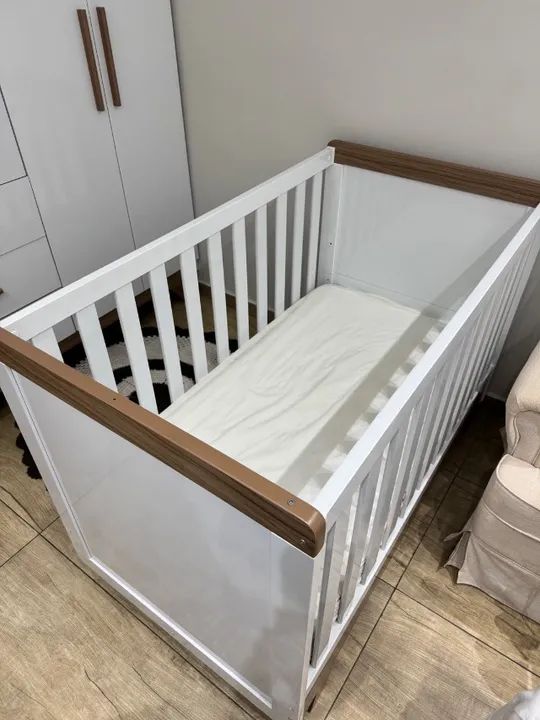 Berço 2 em 1 com colchão  - Foto 2