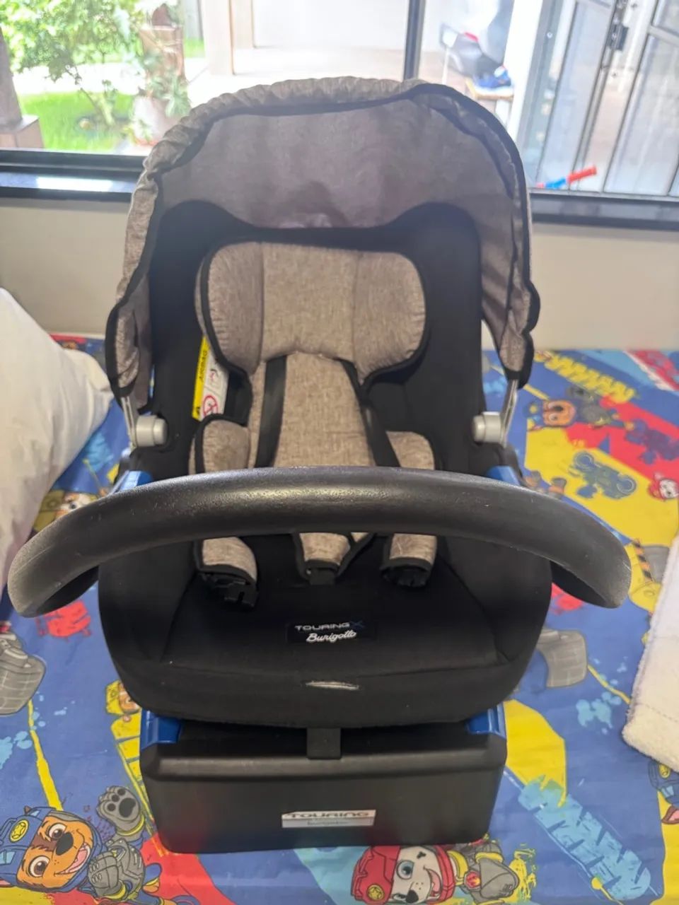 Bebê Conforto Burigotto Touring Evolution com Base para Carro - Excelente Estado - Foto 2