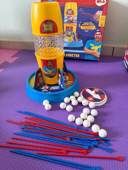 Kit Luccas Netto com os Jogos tira vareta e avalanche - Foto 5