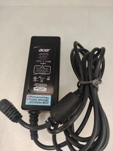 Carregador para notebook Acer 3mm  - Foto 4