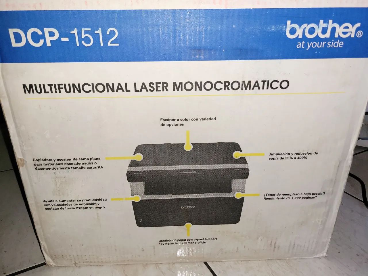 Impressora Multifuncional Brother DCP-1512W - Foto 2