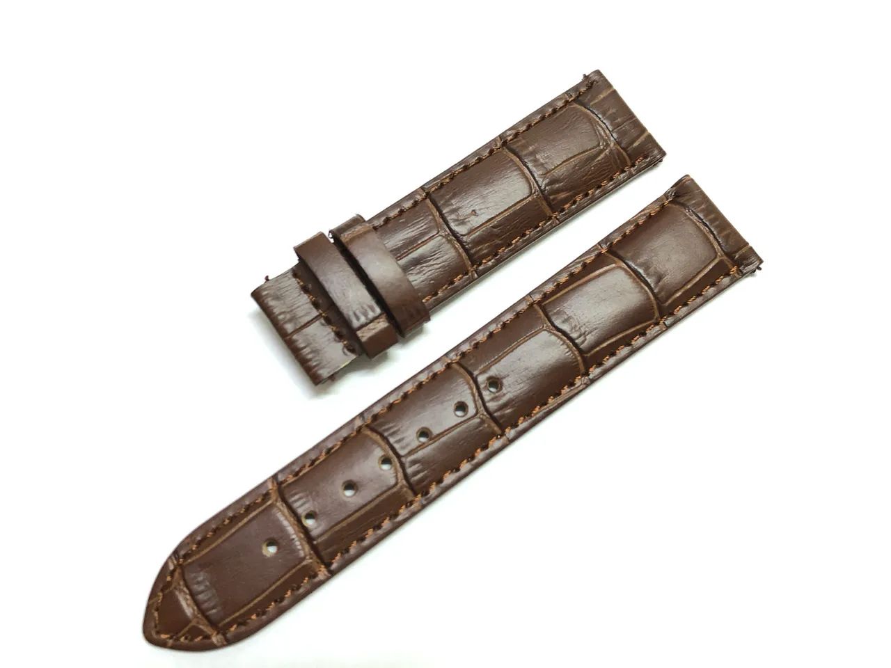 Pulseira couro relógio Tissot V8  - Foto 2