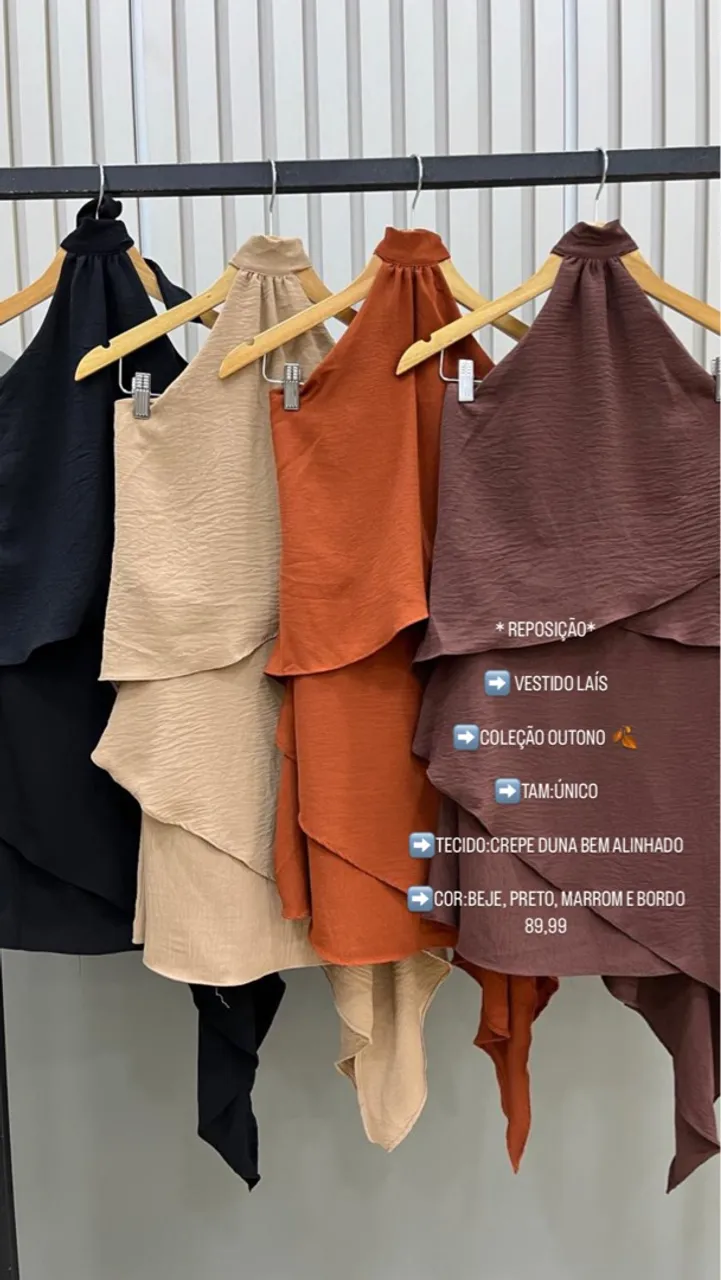 Vestido crepe Dina