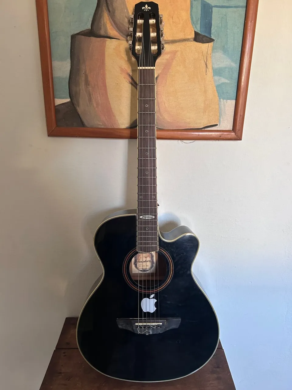 Violão Strinberg SD20 Aço Elétrico Folk com Afinador - Preto