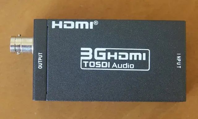Adaptador Conversor Hdmi para Sdi Hd Sdi Ou 3g Sdi, nunca usado - Foto 2