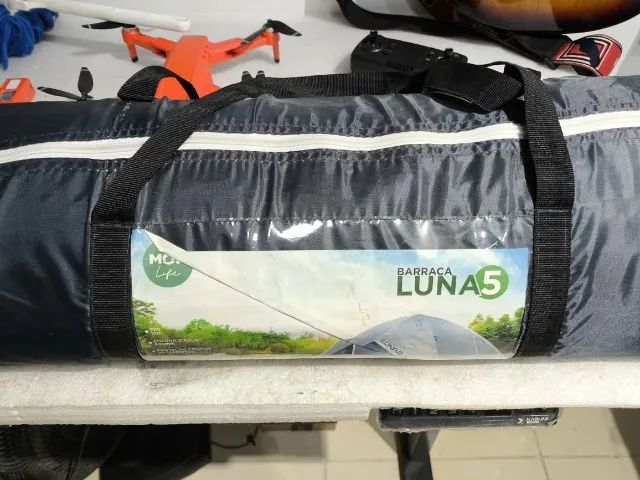 Barraca Camping Luna para 5 pessoas impermeável Azul - Mor