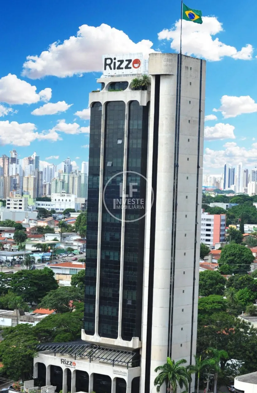 Sala comercial montada 21,96m² | Setor Sul | Andar alto, vista panorâmica