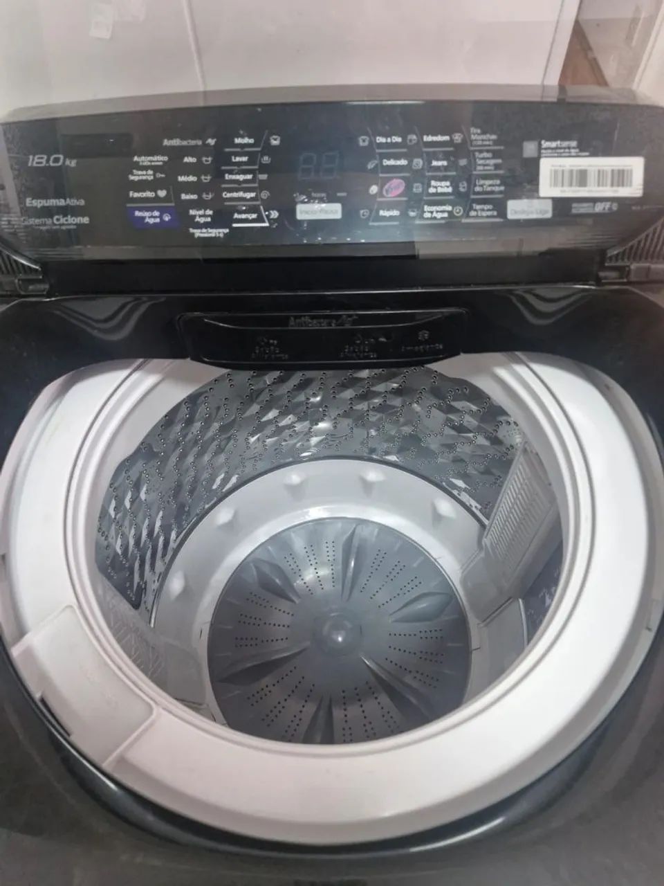 Máquina De Lavar 18kg Titânio Na-f180p7tb Panasonic - Foto 2