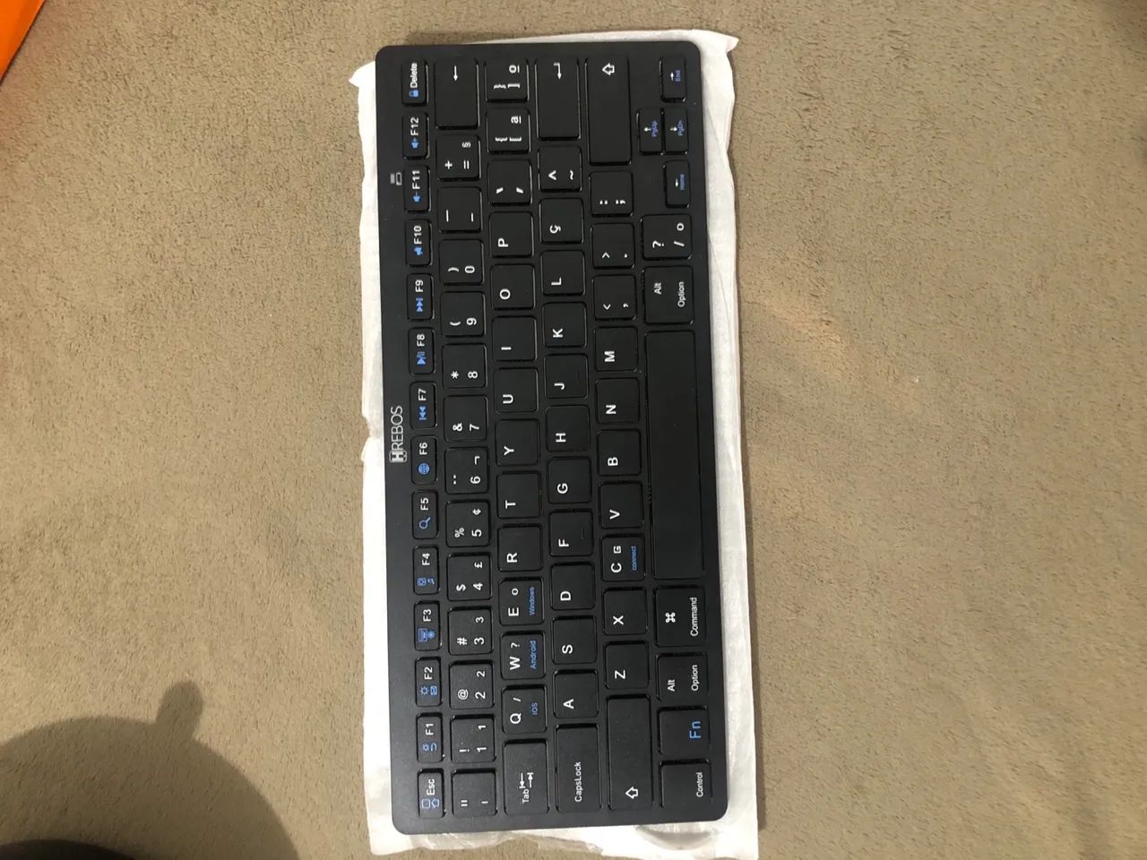 Teclado Sem Fio HREBOS - Conexão Bluetooth - Super Rápida - Foto 2