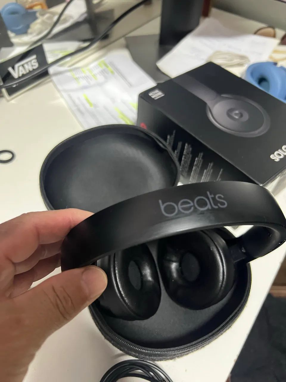 Beats Solo Pro preto  - Foto 3