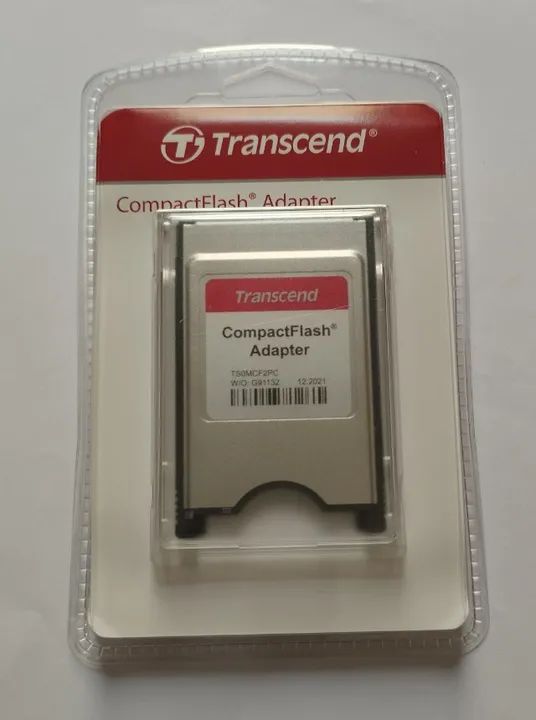 Adaptador Transcend Pcmcia Para Compact Flash Cf Amarelo, Ou Prata - Foto 4