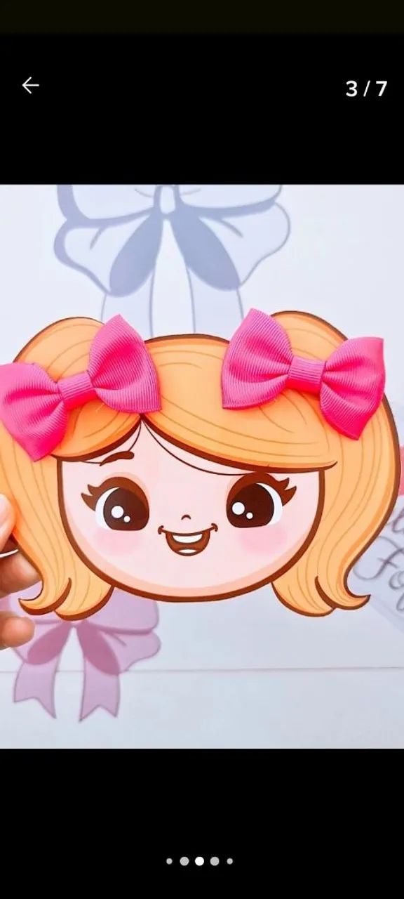 Par de Laços de Fita para Cabelo - Foto 3