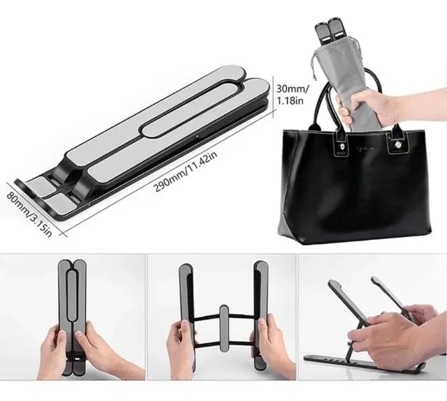 Suporte Notebook Base Regulável Plástico - produto novo64186561580545123