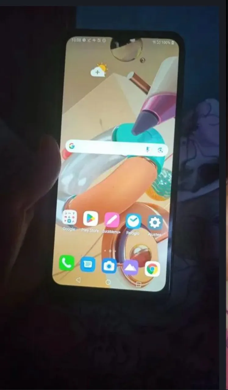 Celular LG K10 (2017) em ótimo estado