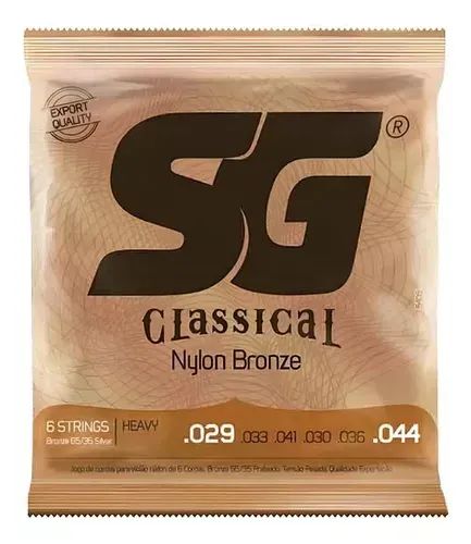 Encordoamento Sg Violao Nylon Tensão Alta 0.29 | 5405
