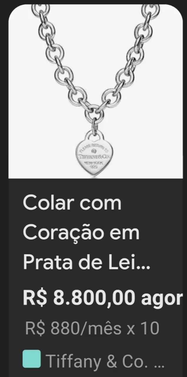 Corrente Tiffany linda !!! 