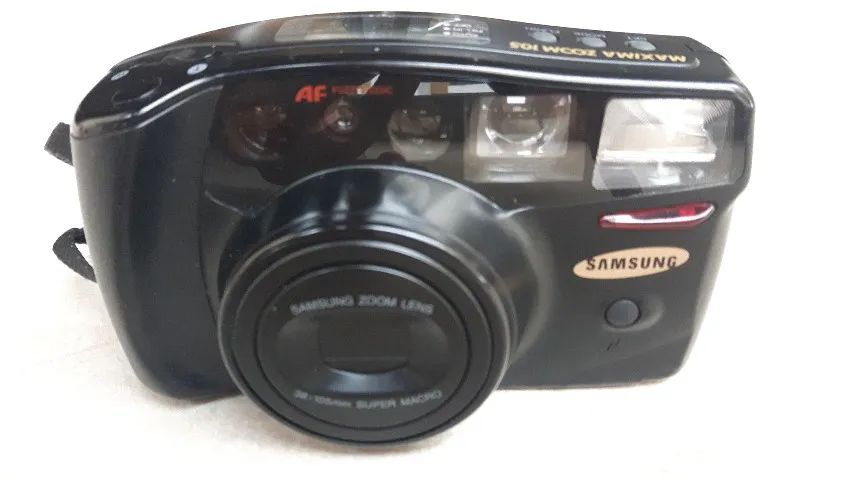 Câmera Fotográfica Samsung MAXIMA Zoom 105. Decoração de ambiente ou uso