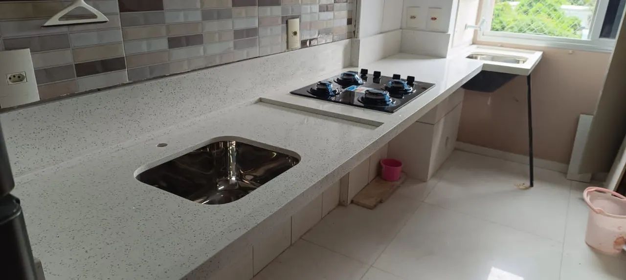 Pias balcão bancada escada peitoril nichos  - Foto 4