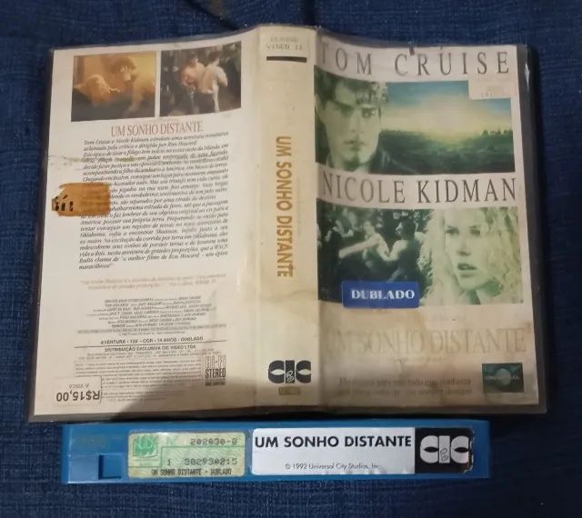 VHS Dublado Um Sonho Distante - Tom Cruise