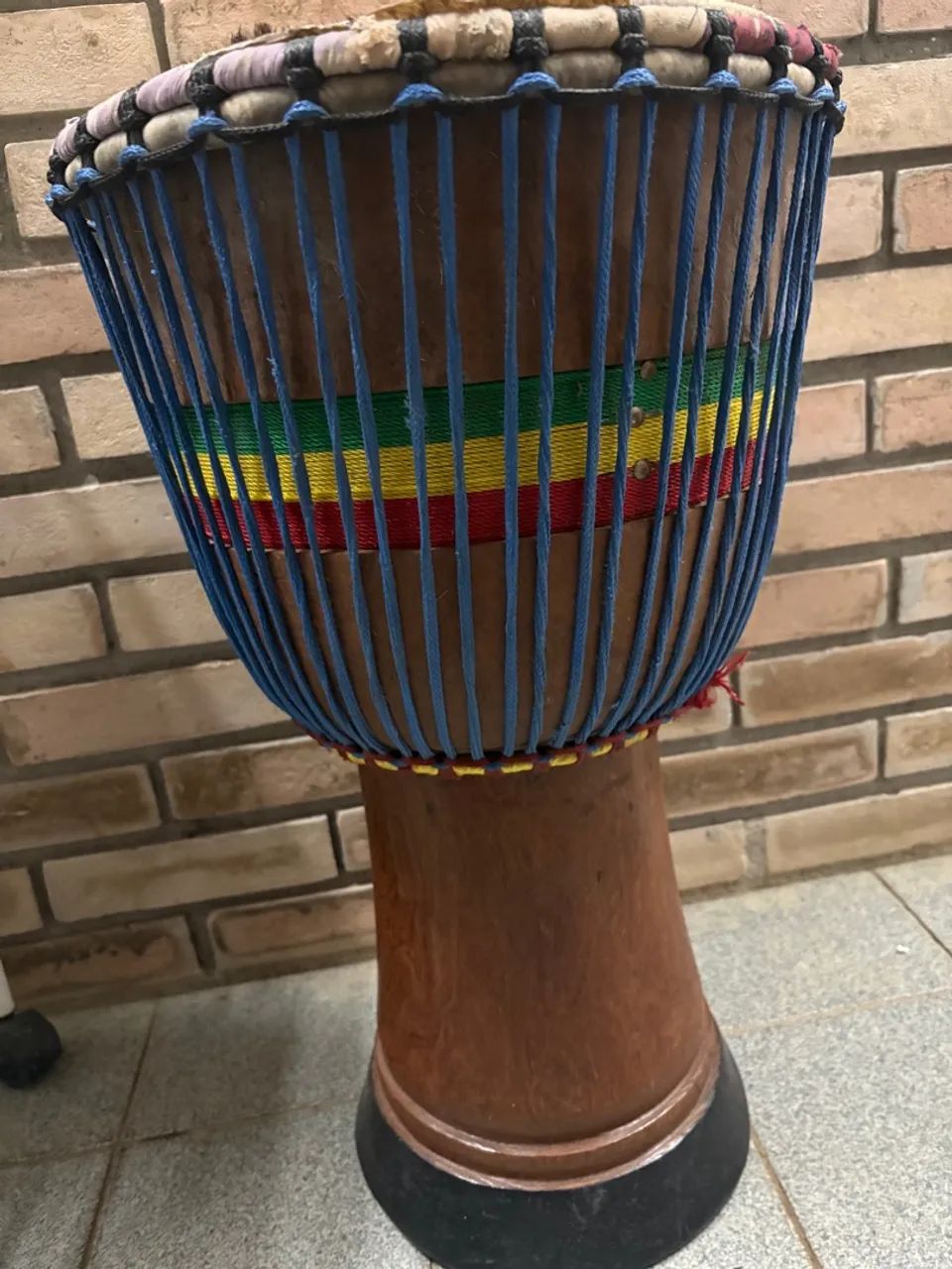 Djembe Senegal Leão Percussão Ayahuasca Rastafari - Foto 4