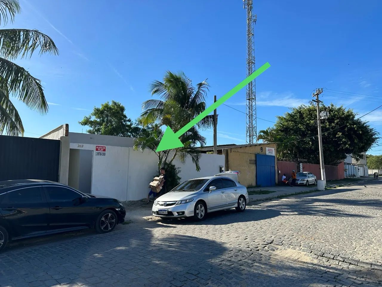 Kitnet uma suíte e uma cozinha americana