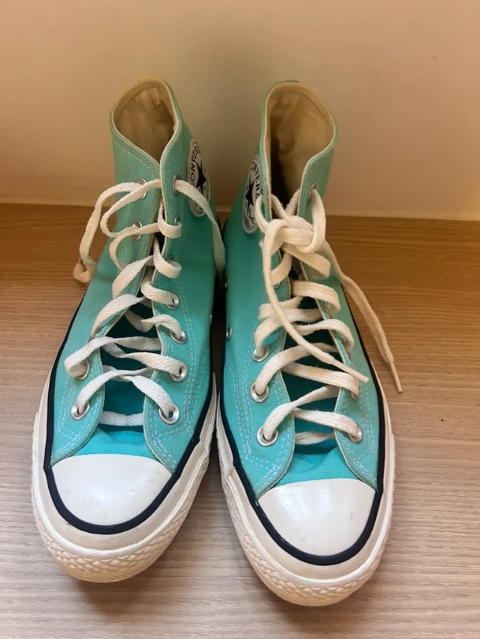 Tênis Converse All Star cano alto verde água