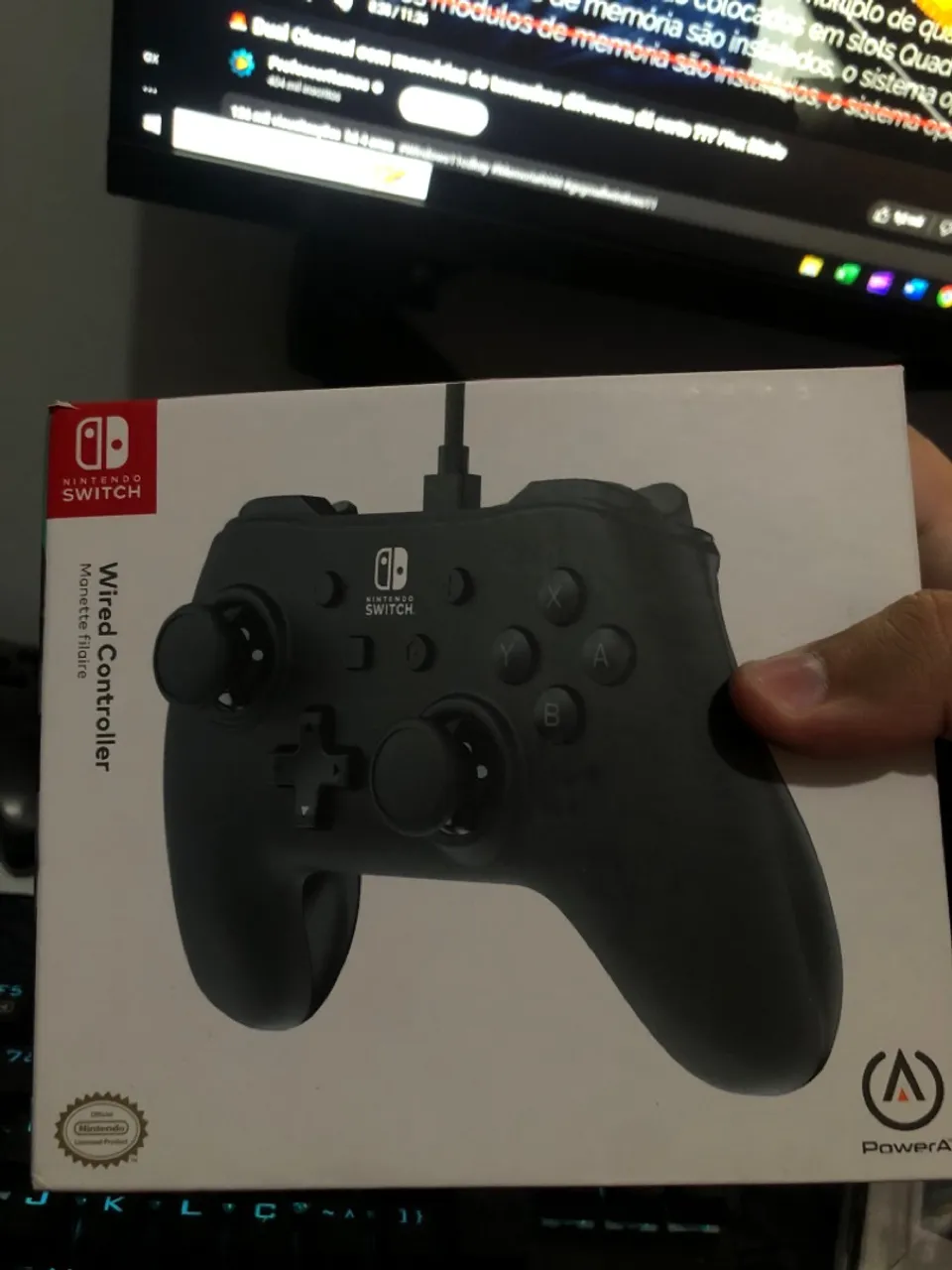 Nintendo Switch Wired Controller (Funciona no PC)
