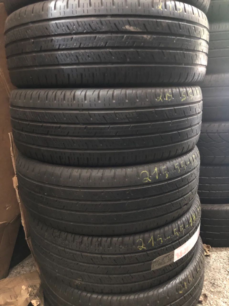 Pneus 215/55/18 continental por 990$ os 4 seminovos instalados  - Foto 7