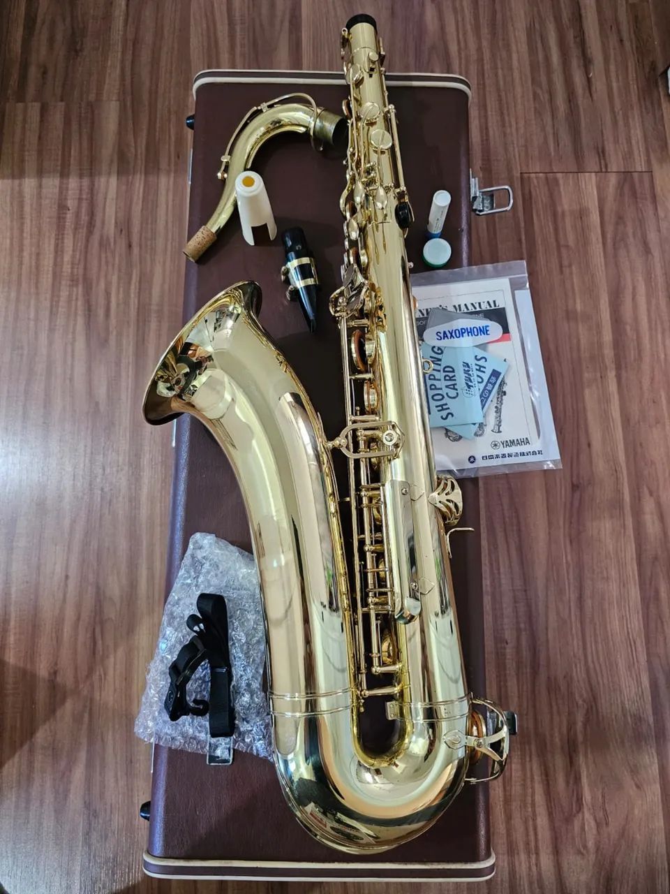Sax tenor Yamaha Yts 32 purple logo Japão.Integro - Instrumentos