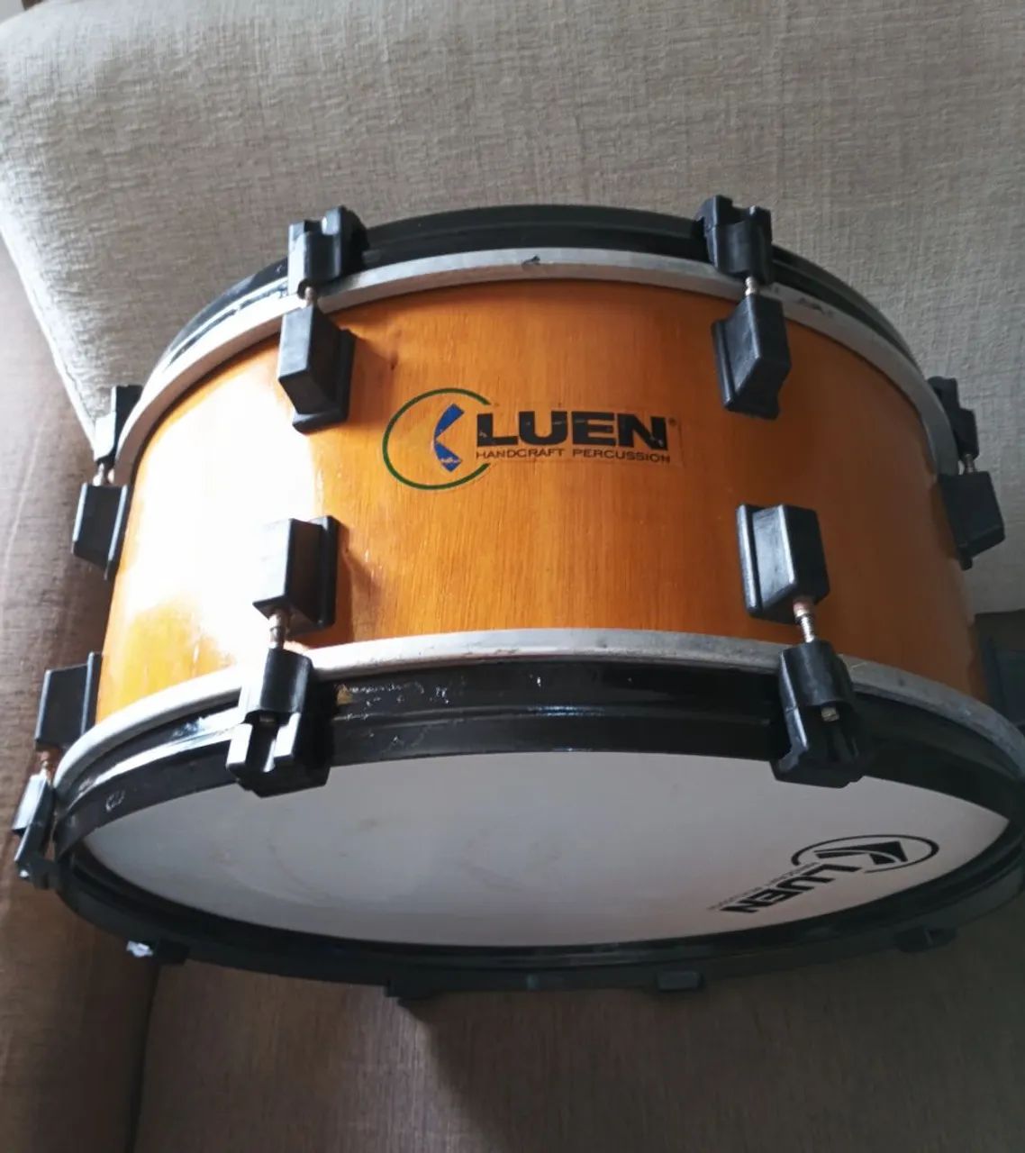 Zabumba luen 20x18 madeira verniz dupla afinação - Instrumentos