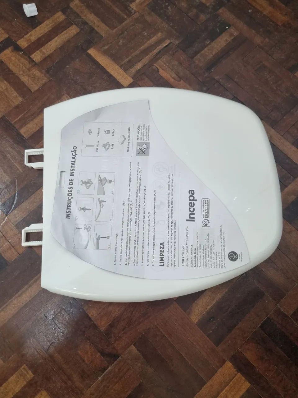 Assento para vaso sanitário Incepa PP Confort Plus - Foto 2
