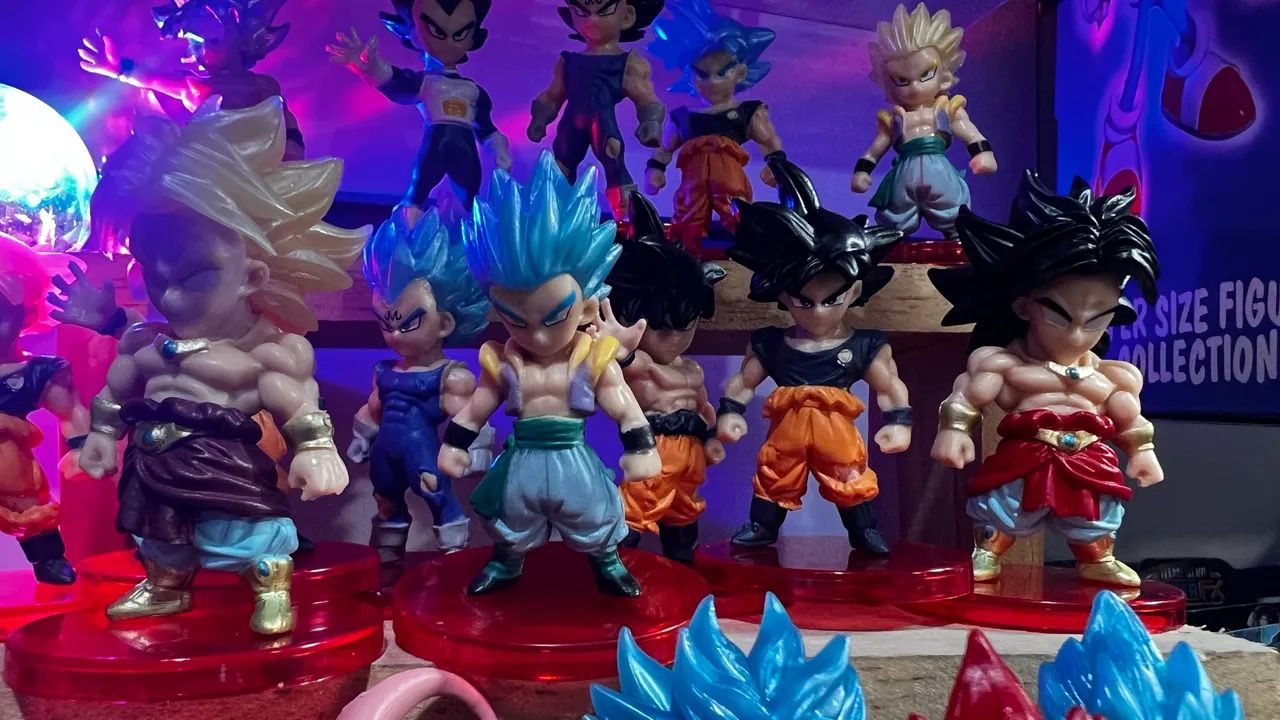 Mini action figure dragon ball valor unidade  - Foto 2