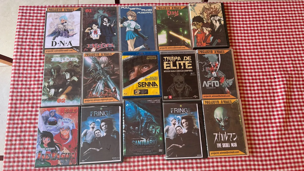 Cds de Filmes Séries e Animes Tudo Por 50,00