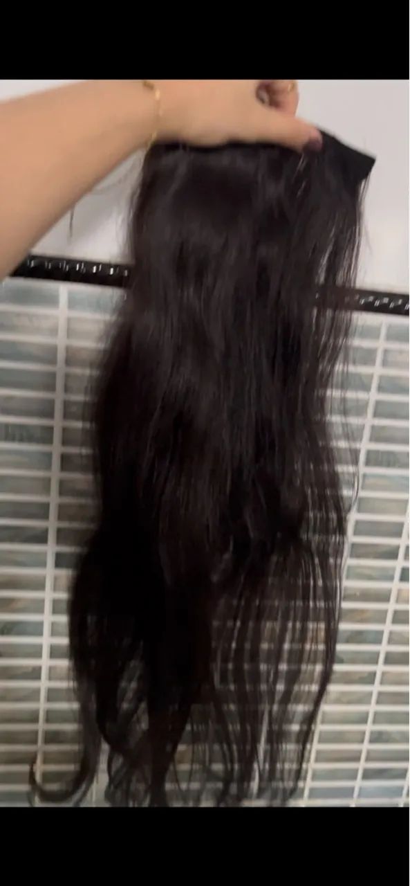 Cabelo humano indiano, castanho escuro  - Foto 2