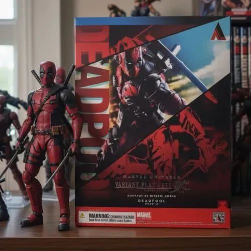 BONECOS DE AÇÃO WOLVERINE E DEADPOOL PLAY ARTS KAY ARTICULADOS COM ACESSÓRIOS 26CM  - Foto 4