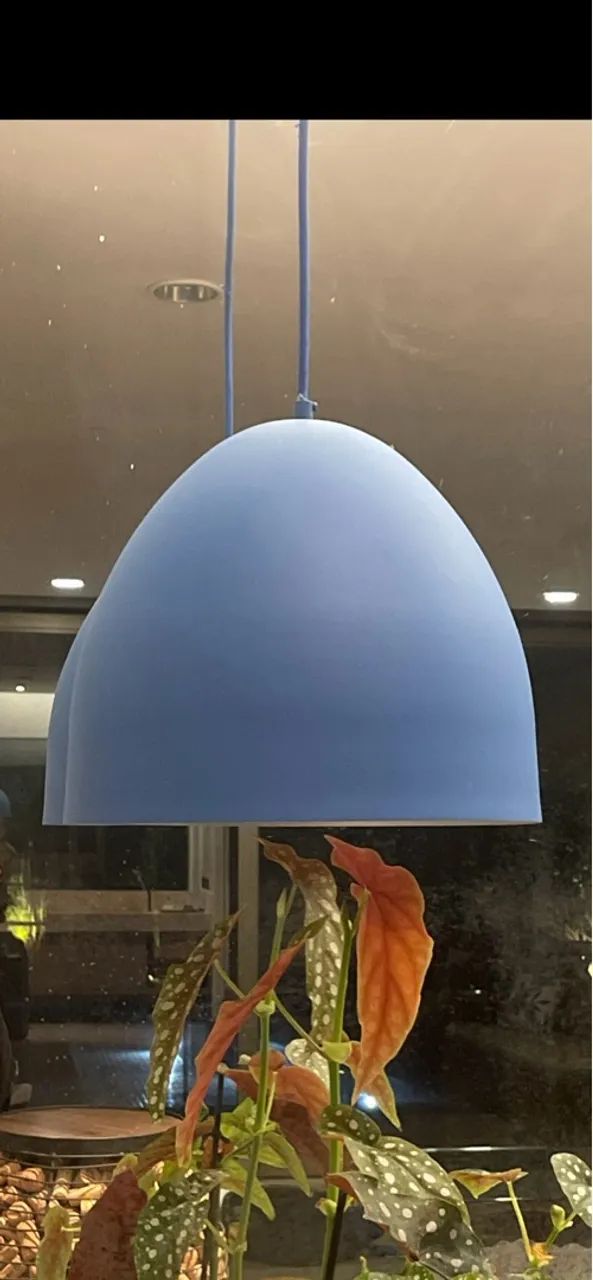 Lustres Pendentes Azul - Foto 2