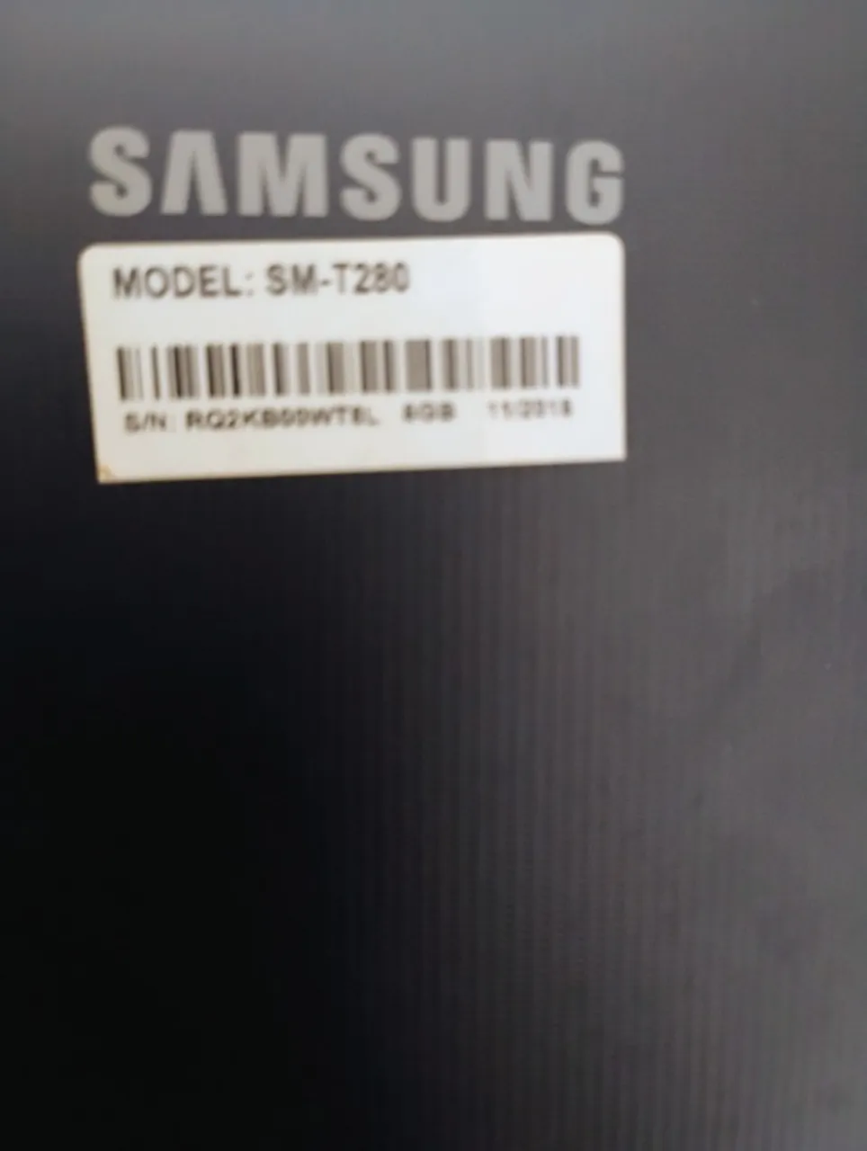 Tablet Samsung A6 com defeito 
