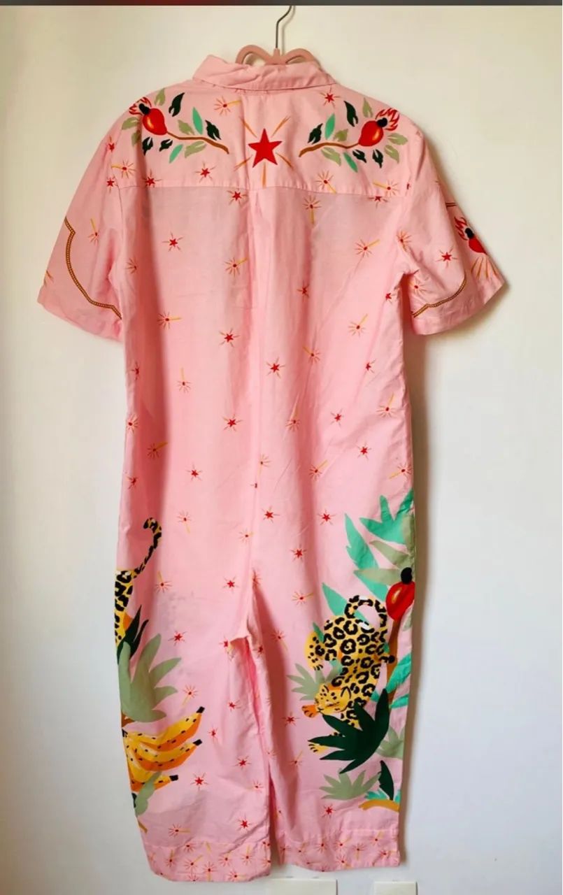 Macacão estampado feminino Farm P - Foto 4