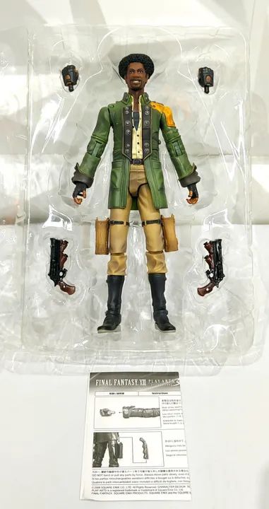 Sazh Katzroy Final Fantasy Xiii Square Enix Play Arts Kai - Foto 3