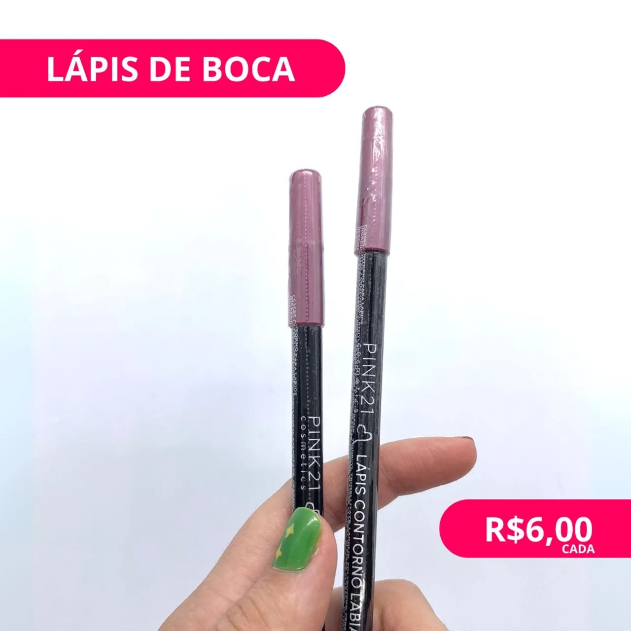 Lapis Contorno Labial Pink 21