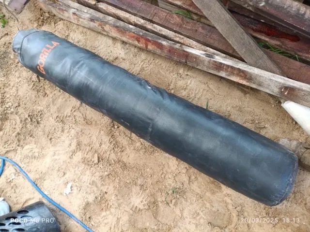 Saco De Pancada Boxe Muay Thai Treino Luta 180 cm GorillaSaco De Pancada Boxe Muay Thai Tr - Foto 4