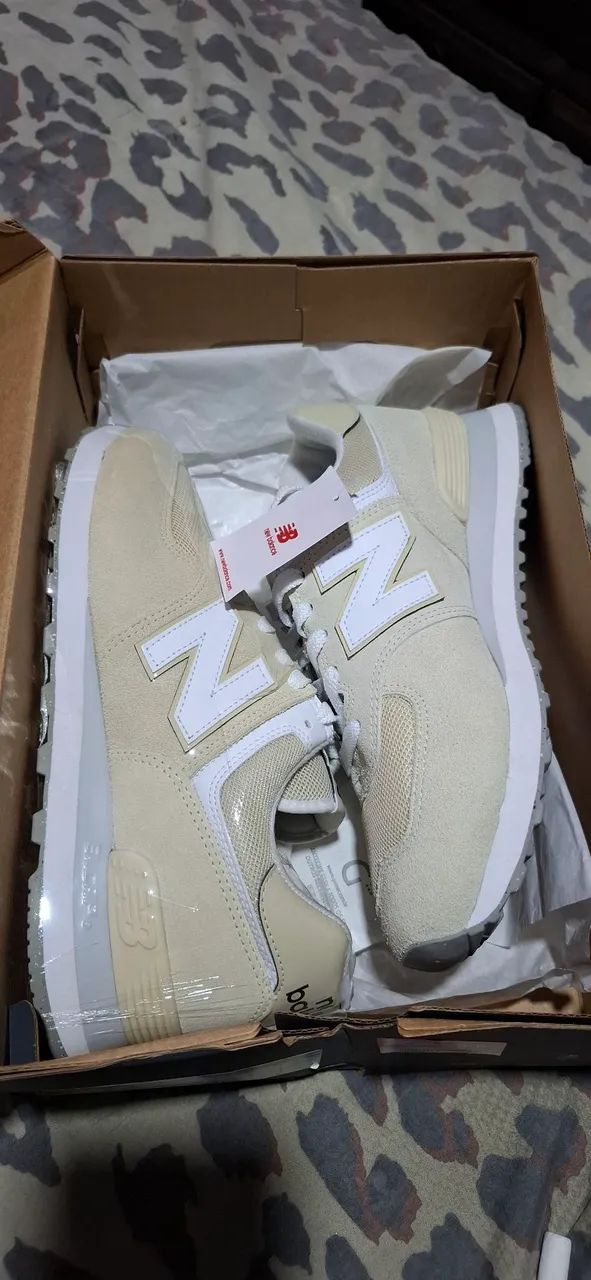 New Balance 574 - Bege - Foto 4