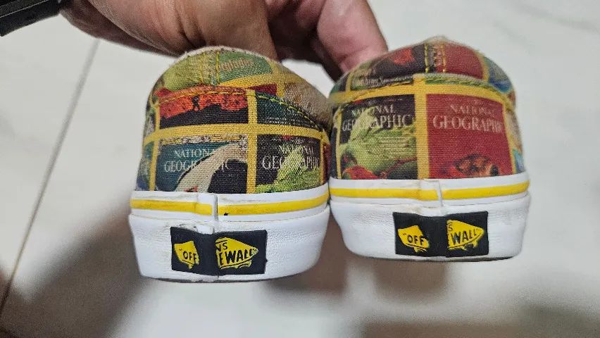 tênis Vans Authentic Tam 35 brasileiro e 4.5 americano masculino National Geographic - Foto 3